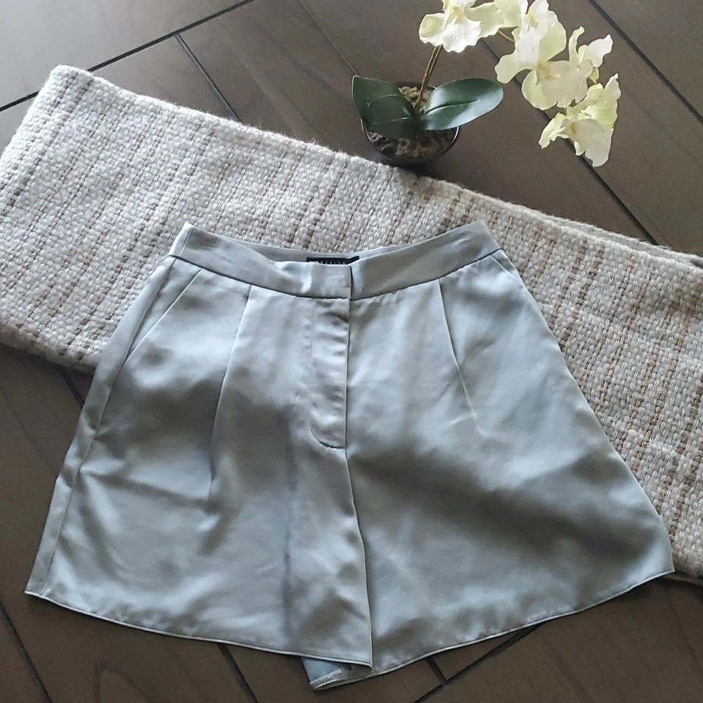ASOS Design Satin High Waist Shorts